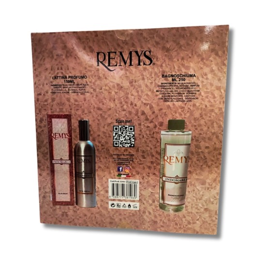 Remys Confezione Indomable Profumo 150 ml + Bagnoschiuma 250 ml